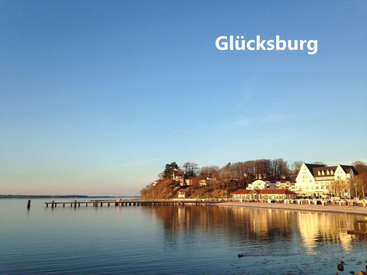 Seeblick I - Geraeumige 90Qm - Ganzes Haus - 50M Zum Naturstrand - Mit Terrasse Und Grossem Garten - Kueche Neu Gluecksburg Ngoại thất bức ảnh